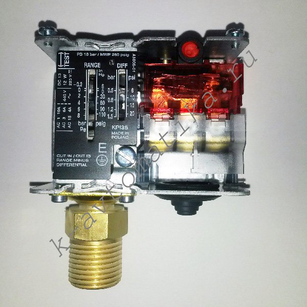 Реле давления данфосс kpi 35 электрическая схема подключения